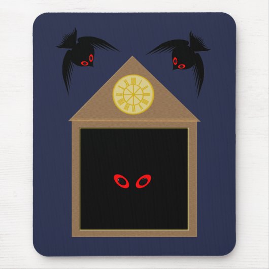 Eine Unfreundlichkeit von Ravens Halloween Mousepad (Vorne)