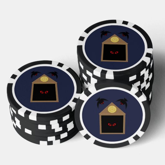 Eine Unfreundlichkeit von Ravens Halloween Pokerchips (Stapel)