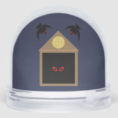 Eine Unfreundlichkeit von Ravens Halloween Schneekugeln (Rückseite)