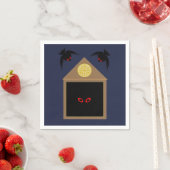 Eine Unfreundlichkeit von Ravens Halloween Serviette (Beispiel)