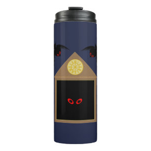 Eine Unfreundlichkeit von Ravens Halloween Thermosbecher