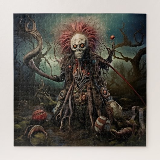 Eine unheimliche, gruselige Sumpfkreatur Puzzle (Vertikal)