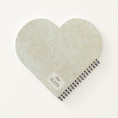 Eine unreife Pfirsichkomposition Personalisiert Notizblock (Rückseite)