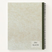 Eine unreife Pfirsichkomposition Personalisiert Notizblock (Rückseite)