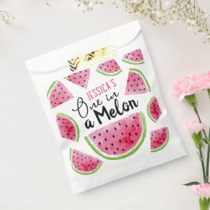 Eine unter vielen Melonen Geburtstagsfeier Geschenktütchen