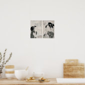 Eine unverschämte Frau, Serie Kyokun oya Poster (Küche)