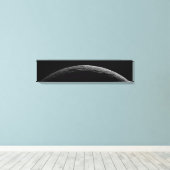 Eine unwirkliche Landschaft des Saturns Mond Leinwanddruck (Insitu (Holzboden))