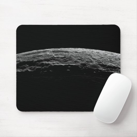 Eine unwirkliche Landschaft des Saturns Mond Mousepad (Mit Mouse)