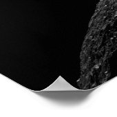 Eine unwirkliche Landschaft des Saturns Mond Poster (Ecke)