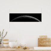 Eine unwirkliche Landschaft des Saturns Mond Poster (Küche)