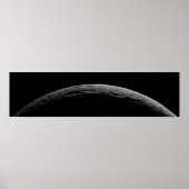 Eine unwirkliche Landschaft des Saturns Mond Poster (Vorne)