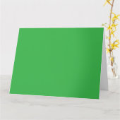 Eine üppige Landschaft mit dichten, grünen Bäumen  Karte (Gelbe Blume)