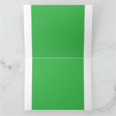 Eine üppige Landschaft mit dichten, grünen Bäumen  Karte (Innenseite)