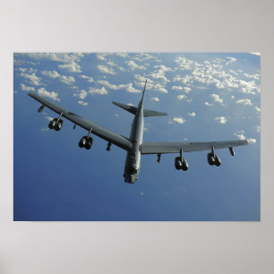 Eine US-Luftwaffe B-52 Stratofortress Poster