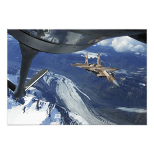 Eine US-Luftwaffe F-15C Eagle, das sich in Fotodruck