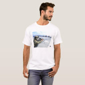 Eine US-Marine, die seine Waffe justiert T-Shirt (Vorne ganz)