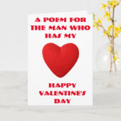 Eine Valentinerkarte Karte (Gelbe Blume)