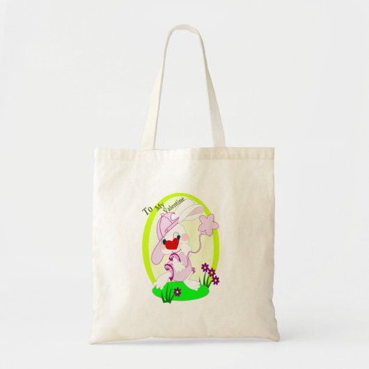 Eine valentinische Geschenktasche Tragetasche (Vorne)