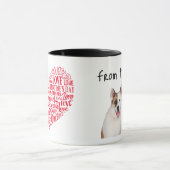 Eine Valentinkarte von Ihrer Akita & Basenji Tasse (Zentrum)