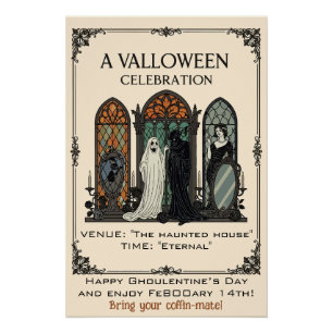 Eine Valloween-Feier Poster
