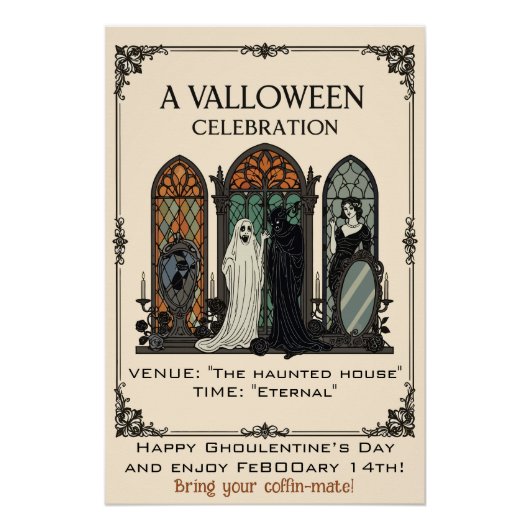 Eine Valloween-Feier Poster (Vorderseite)