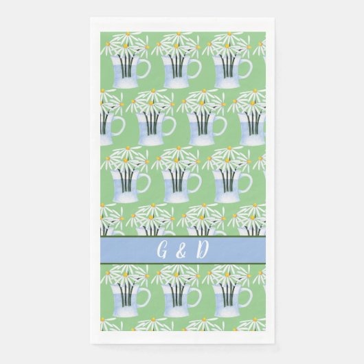 Eine Vase der Milchprodukte Serviette (Vorderseite)