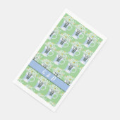 Eine Vase der Milchprodukte Serviette (Ecke)