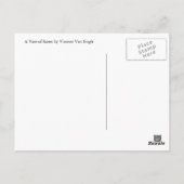 Eine Vase der Rose von Vincent Van Gogh Postkarte (Rückseite)