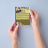 eine Vase mit Blume darin, Flyer (Gruppe)