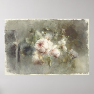 Eine Vase mit Rosen von Margaretha Roosenboom (185 Poster