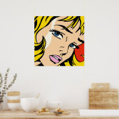 Eine vektorierte und überarbeitete Pop-Kunst von R Poster (Küche)