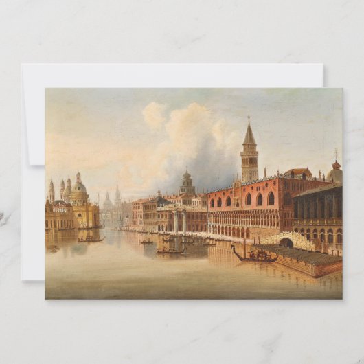 Eine Venezianische Szene | Johann Wilhelm Jankowsk (Vorderseite)