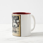 Eine verärgerte Ruhe… Das Keks-Fass Zweifarbige Tasse (VorderseiteRechts)