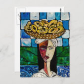 Eine Verkaufsstelle für Chipas Postkarte (Vorne/Hinten)