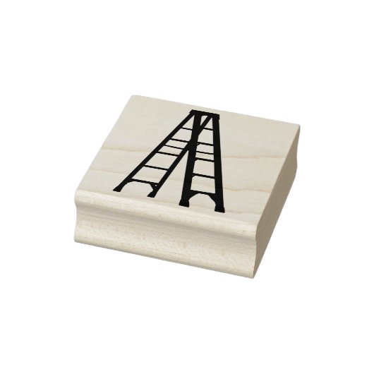 Eine verlängerte Treppenleiter Gummistempel (Stempel)