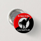 eine Verletzung bis eine ist eine Verletzung zu Button (Vorne & Hinten)