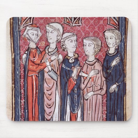Eine Verlobung, von 'Decrets de Gratien' Mousepad (Vorne)