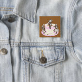 Eine verrückte Teegesellschaft Button (Beispiel)