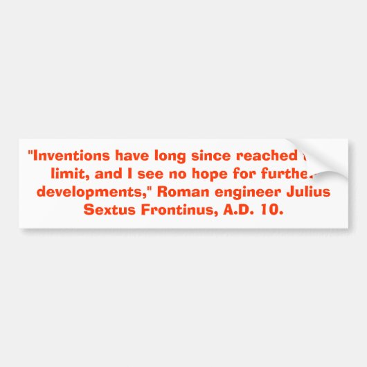 eine verrückte Vorhersage! Autoaufkleber (Vorne)