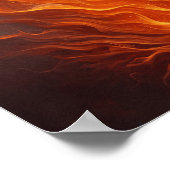 Eine Verschmelzung von Feuer und Eis Poster (Ecke)