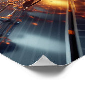 Eine Verschmelzung von Kunst und Technologie mit e Poster (Ecke)