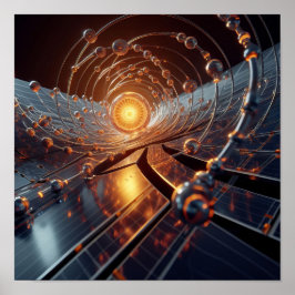 Eine Verschmelzung von Kunst und Technologie mit e Poster