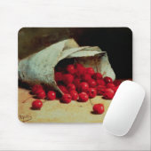 Eine verschüttete Tasche der Kirschen Mousepad (Mit Mouse)