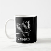 Eine Verschwörung der roten gotischen, raven dunkl Kaffeetasse (Links)