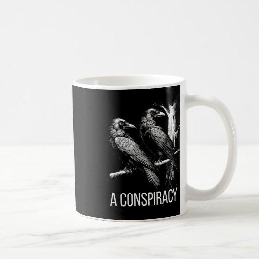 Eine Verschwörung der roten gotischen, raven dunkl Kaffeetasse (Rechts)