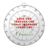 Eine versteckte Botschaft Dartscheibe (vorne)