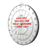 Eine versteckte Botschaft Dartscheibe (Vorderseite rechts)