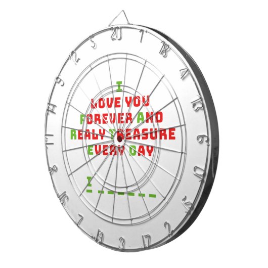 Eine versteckte Botschaft Dartscheibe (Vorderseite rechts)