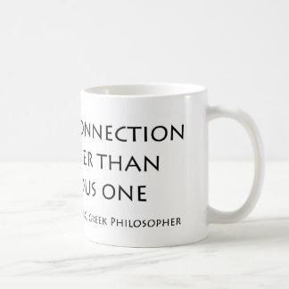 Eine versteckte Verbindung Kaffeetasse