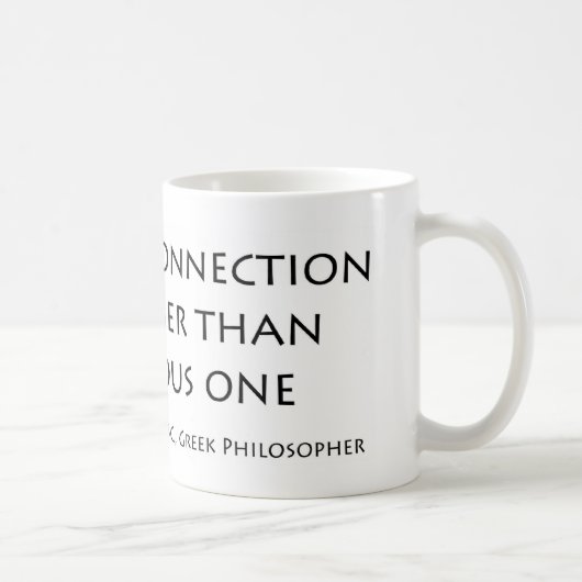 Eine versteckte Verbindung Kaffeetasse (Rechts)